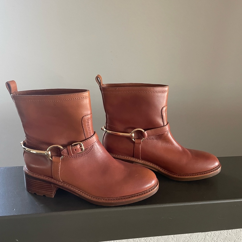 Coach Harness Bootie - gorgeous leather NWOB retail 398$ all sales final